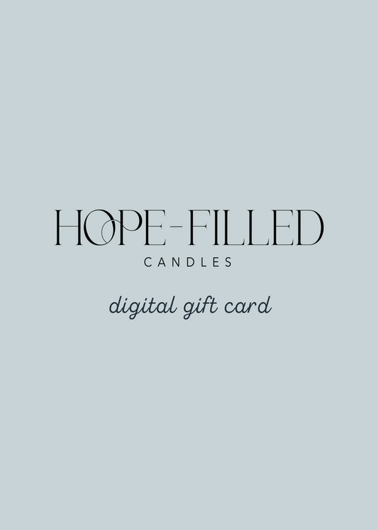 Hope-filled Candles Gift Card